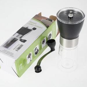 Manual Coffee Grinder with Ceramic Burrs Hand Coffee Mill Portable Coffee ClLjk - Picture 1 of 9