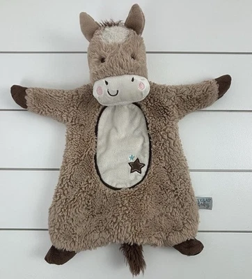 DOUGLAS Baby Plush Horse Security Blanket Clutch Lovey Brown Sshlumpie - Image 1 of 4