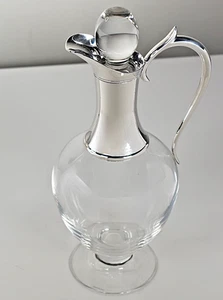 Jarra Claret de plata de ley y cristal de J A Campbell Londres, 1997: 1096,7 g - Imagen 1 de 21