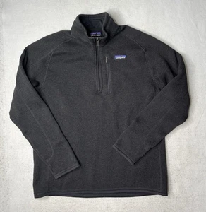 Patagonia Better Sweater Herren Gr. Medium schwarz Pullover Jacke Q Zip Freizeit - Bild 1 von 6