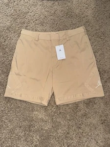 Jordan Golf DRI-FIT $80 Sport Golf Shorts Nike DZ0557-200 Hemp Khakis Size 35 - Picture 1 of 6