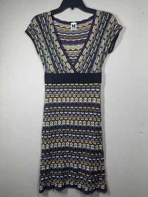 Missoni Dress Medium Knit Wool Blend Lined Fitted Boho Designer y2k - Image 1 of 4