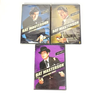 Bat Masterson DVD Gene Barry Volumes 2 3 4 Western Gambler Lawman TV Show Lot - Picture 1 of 9
