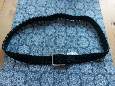 Neuer Flechtgürtel C&A schwarz L - Bild 1 von 4