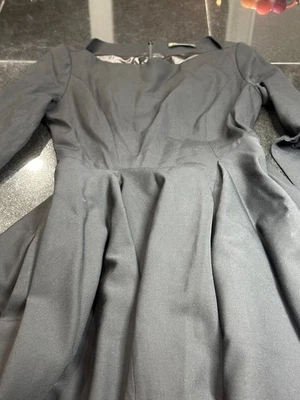 Vestido Vintage Y2K Plein Sud Negro Modelo 17R22 DE 28 EE. UU. Talla 8 Foto 1 de 4