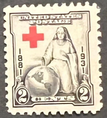Scott#: 702 - "The Greatest Mother" Red Cross 2¢ 1931 Single Stamp MNHOG Lot 12 - Image 1 of 2
