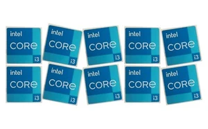 10 PCS Autocollant pour CORE i3 11ème GEN Skylake Logo Autocollant 18mm x 18mm Génération - Photo 1/1