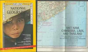 National Geographic FEBRUAR 1967 mit WANDKARTE - VIETNAM / ALASKA FLÜSSE von ICE - Bild 1 von 1