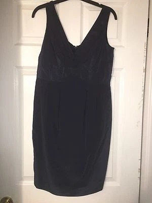 VESTIDO BODEN seda atrevido azul marino 100 % seda para mujer WH479 4R NUEVO $218 Foto 1 de 4