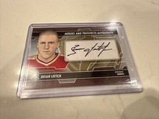 Brian Leetch 2013-14 ITG Heroes and Prospects Autograph Card