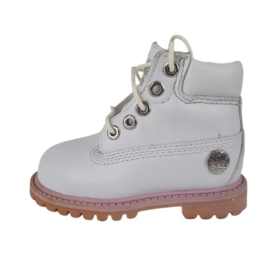Timberland Toddler's 6In Classic 20832 Casual Boots Outdoors White SZ 4 - Image 1 of 4