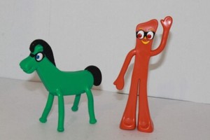 Gumby & Pokey In Disguise! Bendable Figures 2015 Prema Toy Co NJ Croce