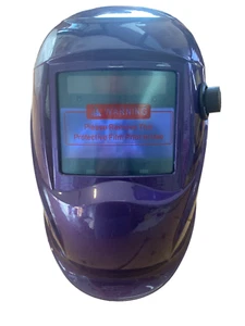 Casco de soldadura personalizado Hydro Dipped AUTOMÁTICO DARK WHAM10 serie púrpura - Imagen 1 de 5