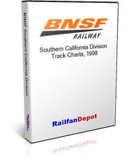 BNSF Southern California Division Track Chart 1998 - PDF on CD - RailfanDepot