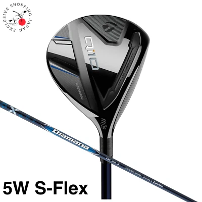 TaylorMade Golf Qi10 Fairway Wood 5W S Flex Diamana Blue TM50 Graphite Shaft Men - Image 1 of 4