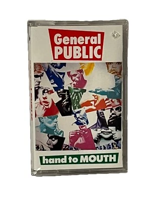 General Public Cassette Tape Hand To Mouth 1986 80s New Wave Alt NEW SEALED NOS - Image 1 of 4