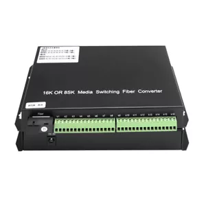 16 CH Dry Contact Closure to Fiber optic Extenders Transmitter and Receiver - Foto 1 di 4