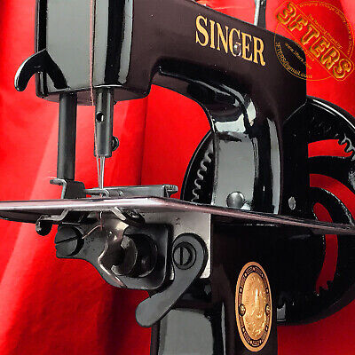 SINGER SEWHANDY 20 Child Toy Sewing Machine Blackside 20-10 Restored By 3FTERS • 988.97€