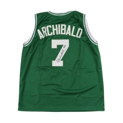 Nate Archibald Signed Jersey Inscribed "HOF 91" (JSA) - Image 1 of 2
