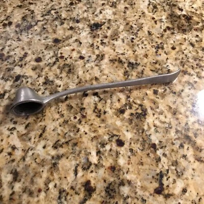 Tampón de velas plateado de mango largo vintage Foto 1 de 4