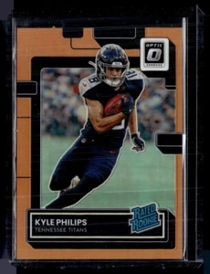 2022 OPTIC ORANGE /199 RATED ROOKIE KYLE PHILIPS TITANS - Picture 1 of 1