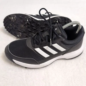 Adidas Tech Response 2.0 Black White Mens Rubber Spike Golf Shoes 7.5 - Picture 1 of 8