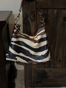 Dooney & Bourke Animal Print Hobo Shoulder Bag - Picture 1 of 8