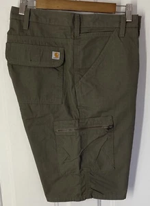 Carhartt Work Shorts (Womens Size 16x12” Inseam) Cargo Pockets, Olive Green - Picture 1 of 7