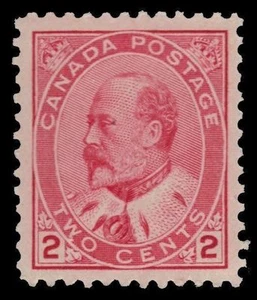 CANADA 90i - King Edward VII "Rose Carmine - Type II" (pf36770) $90 - Picture 1 of 2