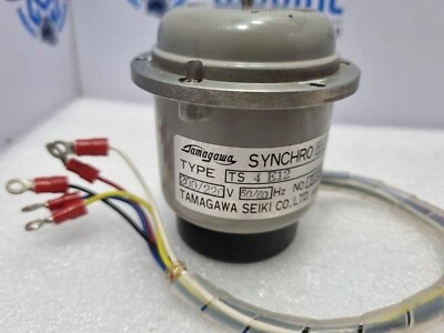 Tamagawa Seiki TS4E12 Synchro Motor 200/220V 50/60Hz - Image 1 of 4