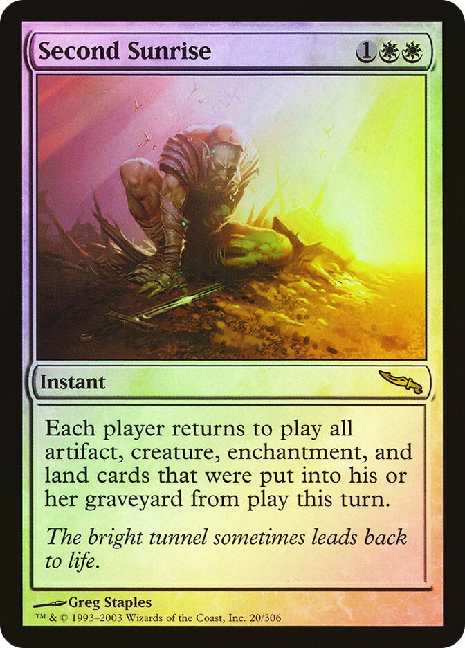 MTG FOIL Second Sunrise  - Mirrodin #20 - Image 1 of 1