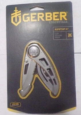 Geber Ripstop II Folding Knife Partially Serrated Blade Framelock - Image 1 of 4