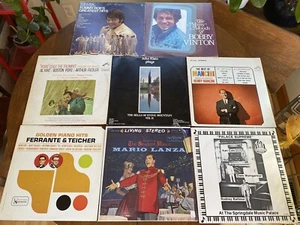 Vintage Vinyl Record Lot Of 8 Bobby Winton Mancini Boston Pop Tommy Roe & More! - Picture 1 of 12