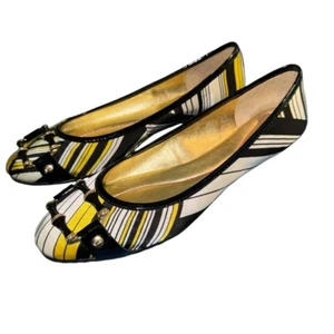 Elaine Turner LIZ Multi Color Ballet Flats With Accent Size 7.5 - Picture 1 of 10