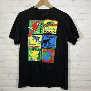 Camiseta De Colección Hanes Greenpeace Animales Para Hombre Mediana Negra Naturaleza Puntada Única - Imagen 1 de 11