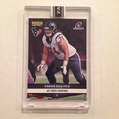 #544 Xavier Su'a-Filo Texans / UCLA 2016 Panini Instant NFL Black 1/1 made - Image 1 of 2