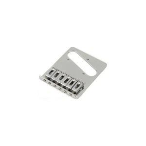 Bridge, Fender®, Standard Tele Bridge Assembly, Chrome - Picture 1 of 3