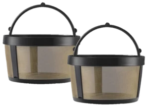 (2) Replacement GoldTone Reusable 4 Cup Basket Coffee Filter, Mr. Coffee Makers - Picture 1 of 7