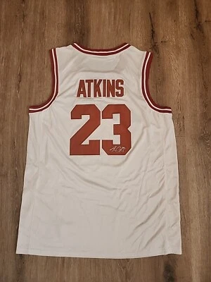 ARIEL ATKINS SIGNED AUTOGRAPH AUTO TEXAS LONGHORNS UT JERSEY MYSTICS WNBA RARE - Image 1 of 4