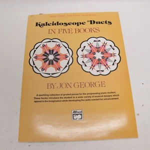 Jon George Kaleidoscope Duets in Five Books No 3 Piano Songbook 1974 Alfred - Picture 1 of 6