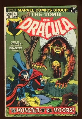 Tomb of Dracula #6 1973 GD/VG 3.0 High Definiton Scans** - Image 1 of 2