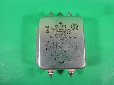 Curtis Industries RFI Filter -- F1700DD30 -- New - Image 1 of 4