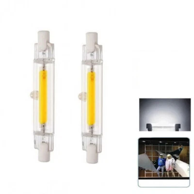 LED R7S COB Glass Tube 78mm J78 COB Light Bulb AC110V Home Replace Halogen Lamps - Image 1 of 4