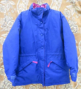 Womens Cabelas Goose Down Goretex Jacket Zip Snap Size Large - Picture 1 of 14
