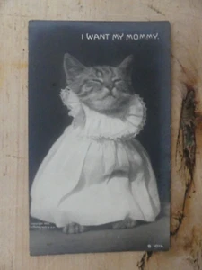 Rotograph Cat # B 1016 "I Want My Mommy." - Picture 1 of 2