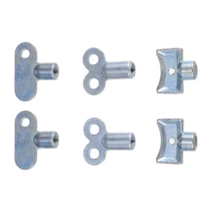 6pcs Exhaust Valves Key Plumbing Key Radiator Key Radiator Exhaust Valves - Picture 1 of 12