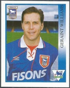 MERLIN-1994-PREMIER LEAGUE 94- #125-IPSWICH TOWN & WALES-GERAINT WILLIAMS