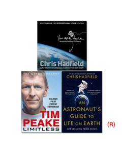 Limitless Tim Peake, An Astronauts Guide to Life on Earth, You Are Here 3 Books - Picture 1 of 5