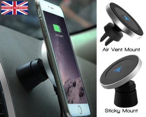 Cargador inalámbrico de coche montaje magnético ventilación de aire para iPhone 12 13 14 15 Pro Max - Imagen 1 de 9