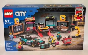 LEGO City 60389 Custom Car Garage Mechanic Workshop Toy Set with Minifigures - Picture 1 of 2